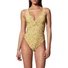 & Other Stories One-piece Swimsuit In Yellow