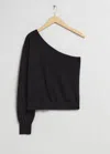 & OTHER STORIES ONE-SHOULDER MERINO TOP