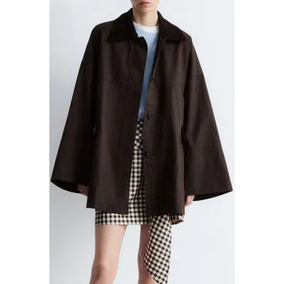 & Other Stories Oversize Cotton Country Jacket In Brown