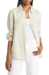 & Other Stories Oversize Linen Button-up Shirt In Neutral