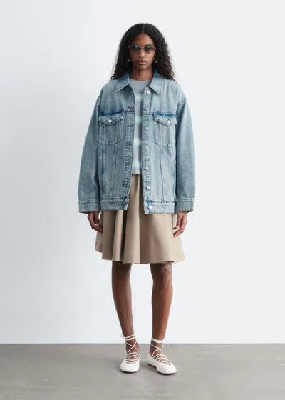 & Other Stories Oversized Denim Jacket In Blue