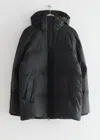 & Other Stories Oversized Hooded Down Puffer Jacket In Black
