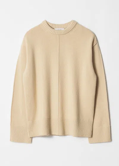 & Other Stories Oversized Knit Sweater In Yellow
