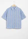 Shop & Other Stories Oversized Linen Shirt In Blue