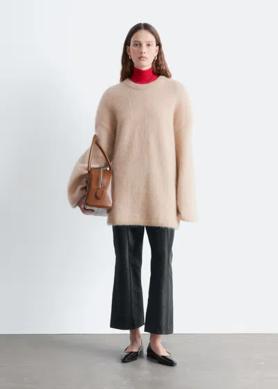& Other Stories Oversized Mohair-blend Sweater In Brown
