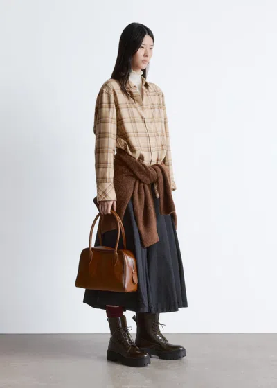 & Other Stories Oversized Shirt In Neutral