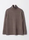 & Other Stories Oversized Turtleneck Wool Sweater In Beige