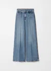 & Other Stories Patch-pocket Flared Jeans In Blue