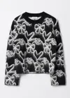 & Other Stories Patterned Intarsia-knit Jumper In Black