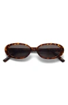 & Other Stories Petite Oval Sunglasses In Brown