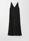 & Other Stories Pleated Maxi Dress