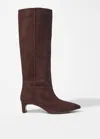 & Other Stories Pointed-toe Knee-high Boots In Beige