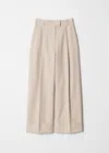 & Other Stories Press-crease Trousers In Beige