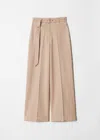& Other Stories Press-crease Trousers In Beige