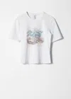 & Other Stories Print T-shirt In White