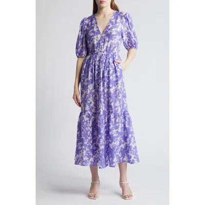 & Other Stories Puff Sleeve Maxi Dress In Multi