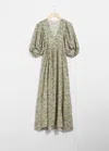 & Other Stories Puff-sleeve Maxi Dress In Purple