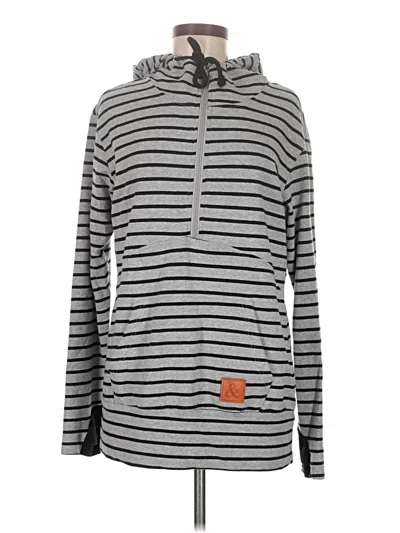 Pre-owned & Other Stories Pullover Hoodie In Gray