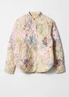 & Other Stories Quilted Stand-collar Jacket In Yellow