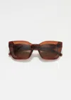 & Other Stories Rectangular-frame Acetate Sunglasses In Brown