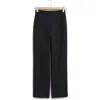 & Other Stories Recycled Polyester Straight Leg Trousers In Black