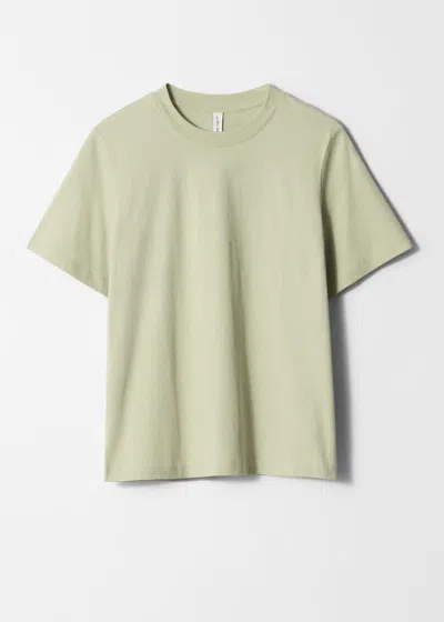 & Other Stories Relaxed Crewneck T-shirt In Gray