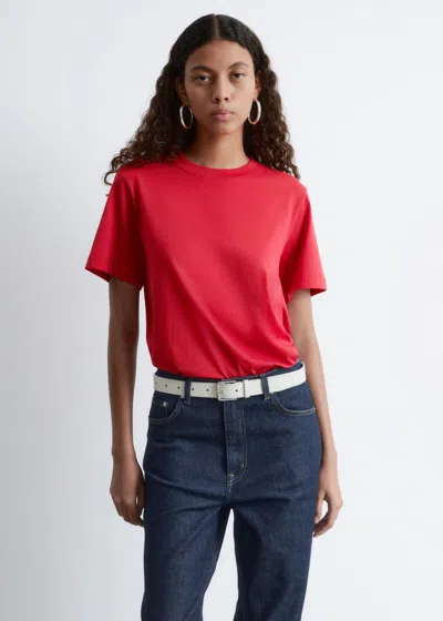 & Other Stories Relaxed Crewneck T-shirt In Red