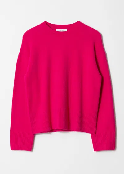 & Other Stories Relaxed Fit Knitted Sweater In Pink