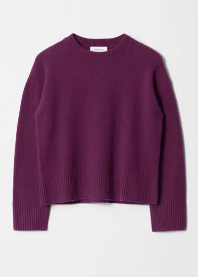 & Other Stories Relaxed Fit Knitted Sweater In Purple
