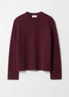 & Other Stories Relaxed Fit Knitted Sweater In Red