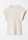 & Other Stories Rib-knit Vest In White