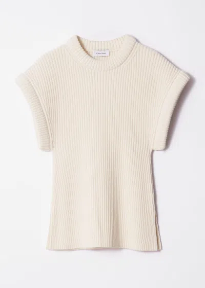 & Other Stories Rib-knit Vest In White