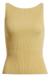 & Other Stories Rib Sweater Tank In Brown