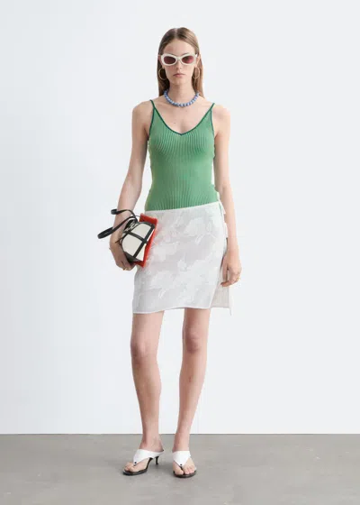 & Other Stories Rib-knit Camisole In Multi
