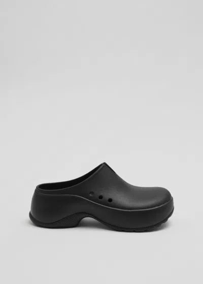& Other Stories Rubber Clogs In Black