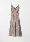 & Other Stories Satin Slip Maxi Dress In Beige