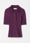 & OTHER STORIES SCALLOPED RIB-KNIT TOP