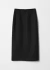 & Other Stories Scuba Midi Skirt In Black