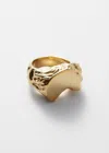 & Other Stories Sculpted Signet Ring In Gold