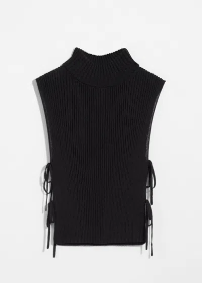 & Other Stories Semi-sheer Bib Collar In Gold