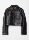 & Other Stories Short Patent Jacket In Black