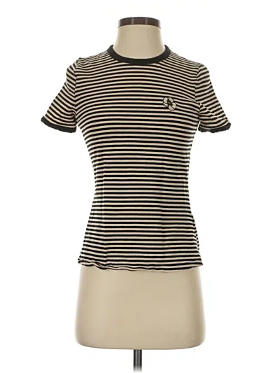 Pre-owned & Other Stories Short Sleeve Turtleneck In Tan
