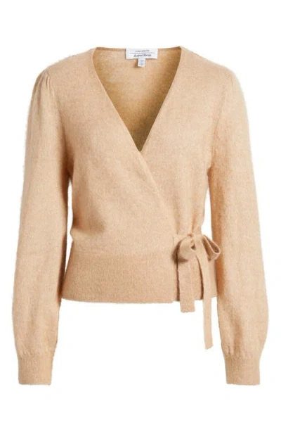 & Other Stories Side Tie Wrap Cardigan In Beige Medium Dusty
