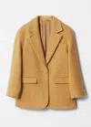 & Other Stories Single-breasted Wool Blazer In Yellow