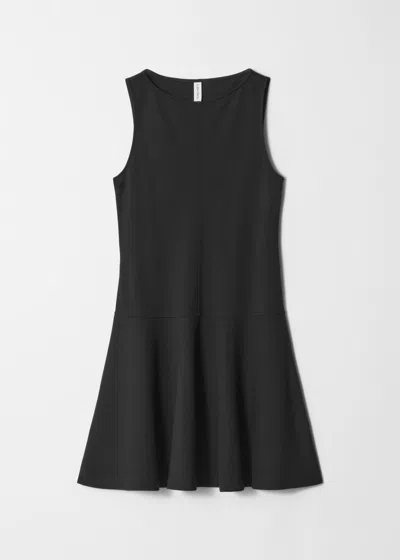 & Other Stories Sleeveless A-line Mini Dress In Black