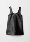 & Other Stories Sleeveless A-line Mini Dress In Black