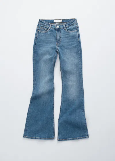& Other Stories Slim Low-rise Bootcut Jeans In Blue