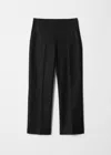 & Other Stories Slim Press-crease Trousers In Black