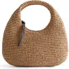 & Other Stories Small Straw Hobo Bag