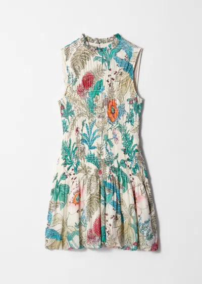 & Other Stories Smock Mini Dress In Multi